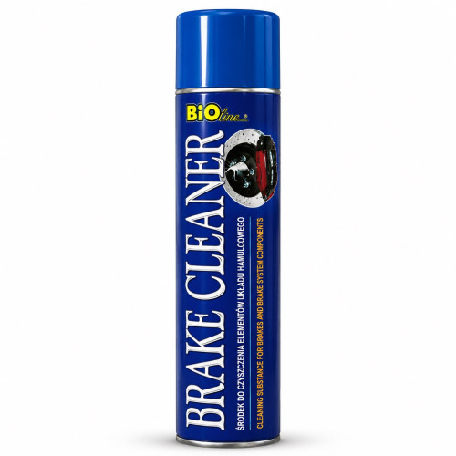 Очищувач гальмівної системи спрей 600ml "Bio-Line" Brake Cleaner Очищувач гальмівної системи спрей 600ml "Bio-Line" Brake Cleaner