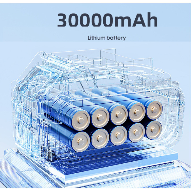 Мийка високого тиску Zhong 888VF 300W 30000mAh (80хвил)швидка зарядка.чемод.з авіаційного алюмінія