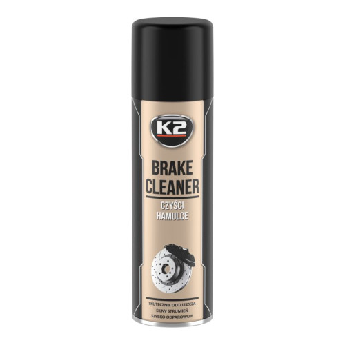 Очищувач гальмівної системи спрей 500ml "K2" W104 Brake Cleaner (супорта, диски, бараб, зчеплення)