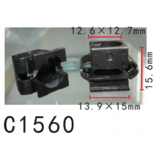 Кліпси C1560 бампер/крило/бризговики VW, AUDI, SEAT, SKODA (4A0805163,14813, 8A0863821Q) ( уп. 100 Кліпси C1560 бампер/крило/бризговики VW, AUDI, SEAT, SKODA (4A0805163,14813, 8A0863821Q) ( уп. 100