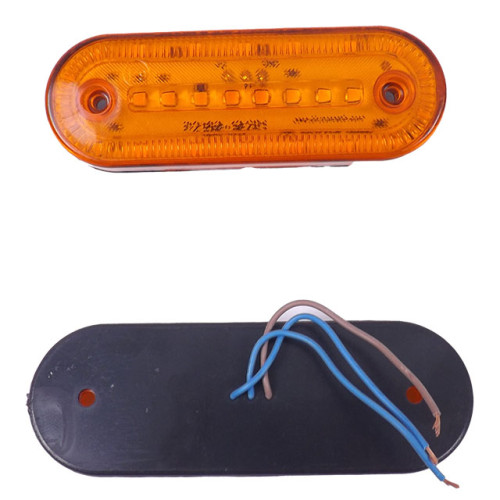 Габарит - помаранчевий - 115х40мм - 12/24V Led 26 діодів (2 режими) - K-269 (2шт)