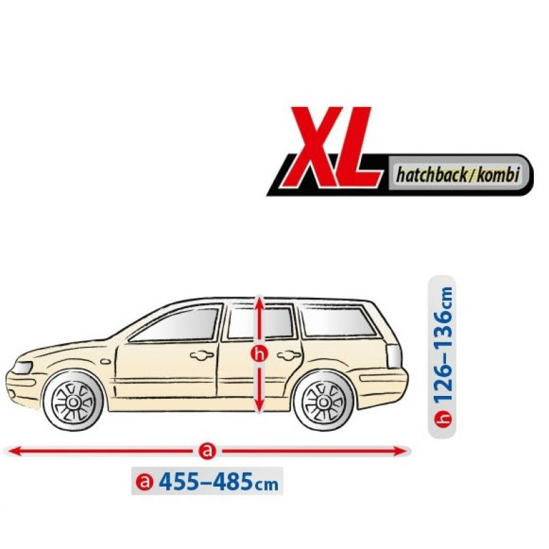 Тент Хетчбэк 480х148x136 см (XL) Optima Garage Kombi/Hatchback "KEGEL" "5-4317-241-2092"