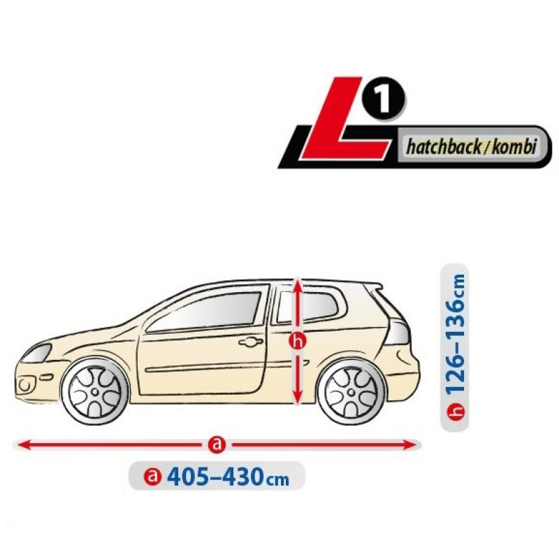 Тент Хетчбэк 430х148x136 см (L1) Optima Garage Hatchback/Kombi "KEGEL" "5-4315-241-2092"