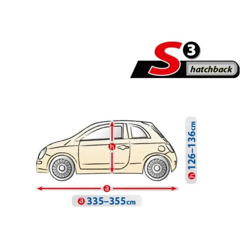 Тент Хетчбэк 355х148x136 см (S3) Optima Garage Hatchbacki "KEGEL" "5-4312-241-2092"