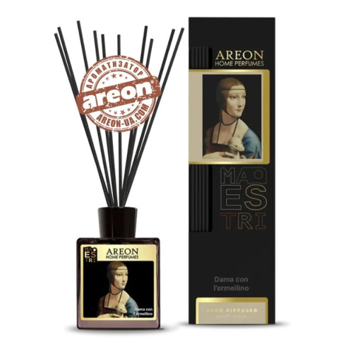 Ароматизатор 150ml - "Areon" Нome Perfumes Maestri Dama con I`ermellino (Дама з горностаєм) Ароматизатор 150ml - "Areon" Нome Perfumes Maestri Dama con I`ermellino (Дама з горностаєм)