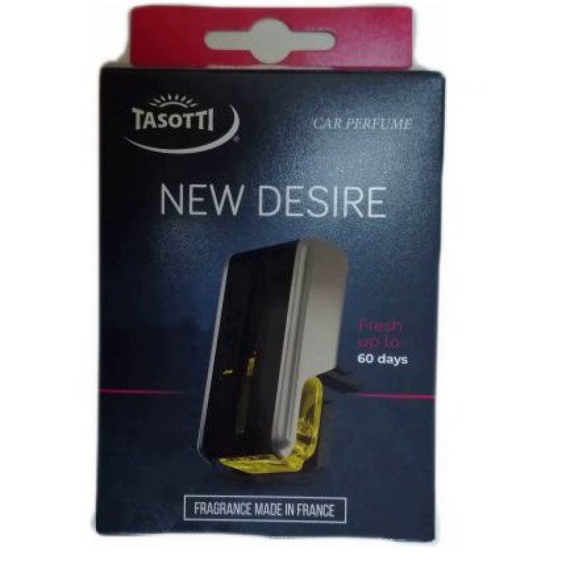 Освіжувач рідкий на обдув 8ml - "Tasotti" - New Desire - New Car (Нова Машина) (24шт/уп)