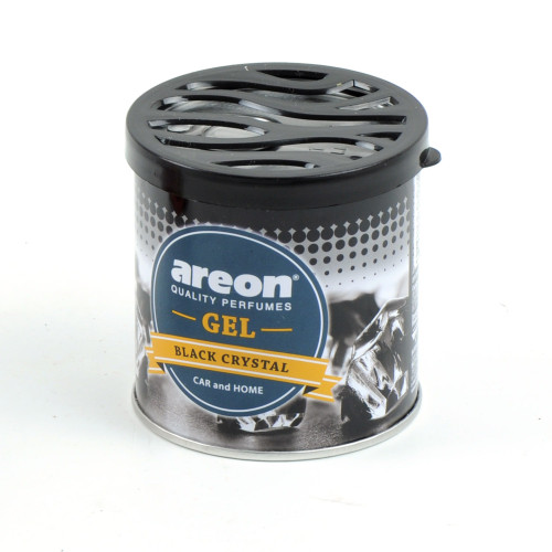 Освіжувач гель консерва 80gr - "Areon" - GEL - Black Crystal (Чорний Кристал)