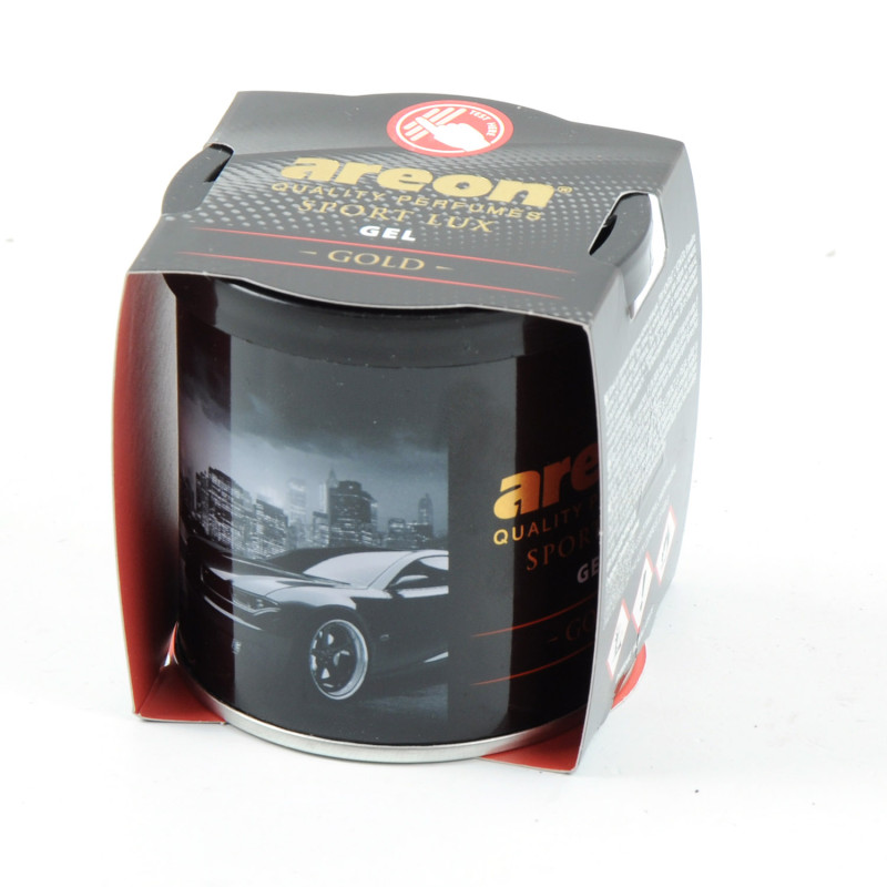 Освіжувач гель консерва 80gr - "Areon" - GEL - Sport LUX - Gold (Золото) Освіжувач гель консерва 80gr - "Areon" - GEL - Sport LUX - Gold (Золото)