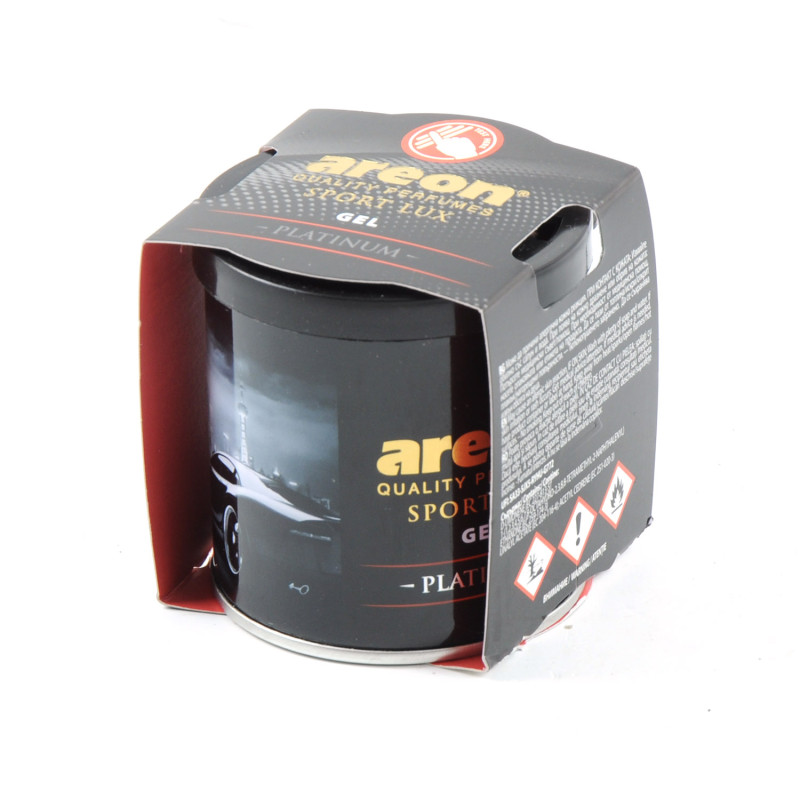 Освіжувач гель консерва 80gr - "Areon" - GEL - Sport LUX - Platinum (Платина) Освіжувач гель консерва 80gr - "Areon" - GEL - Sport LUX - Platinum (Платина)