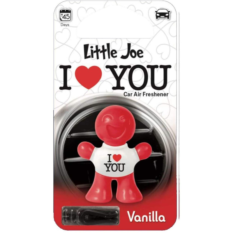 Освіжувач на обдув "Маленький Джо I LOVE YOU" Ваніль (VANILLA Red) "Little Joe " LJLove001 Освіжувач на обдув "Маленький Джо I LOVE YOU" Ваніль (VANILLA Red) "Little Joe " LJLove001