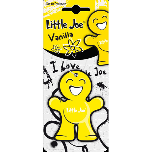 Освіжувач сухий лист "Маленький Джо" Ваніль (VANILLA Yellow) "Little Joe" LJP001