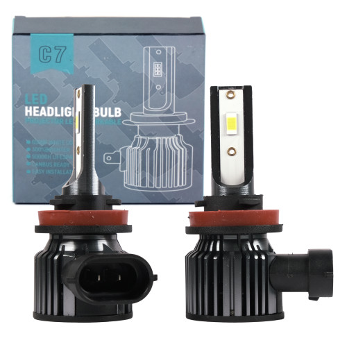 Лампа LED_H11(H8/H9/H16 радіатор+кулер)  60w/9600lm C7 3570 Chip 6000K/IP65/9-32v 12міс.гарантія