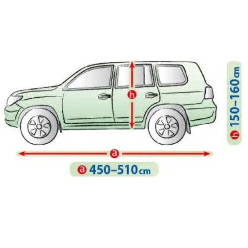 Тент Джип/Мінівен 510х195х160 см (XL) Mobile Garage SUV/OFF ROAD "KEGEL" "5-4123-248-3020"