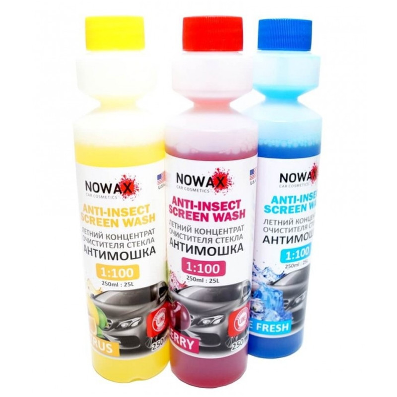 Рідина в бачок концентрат 250ml Цитрус "Nowax" NX25025 / концентрат 1:100 (24шт/уп)