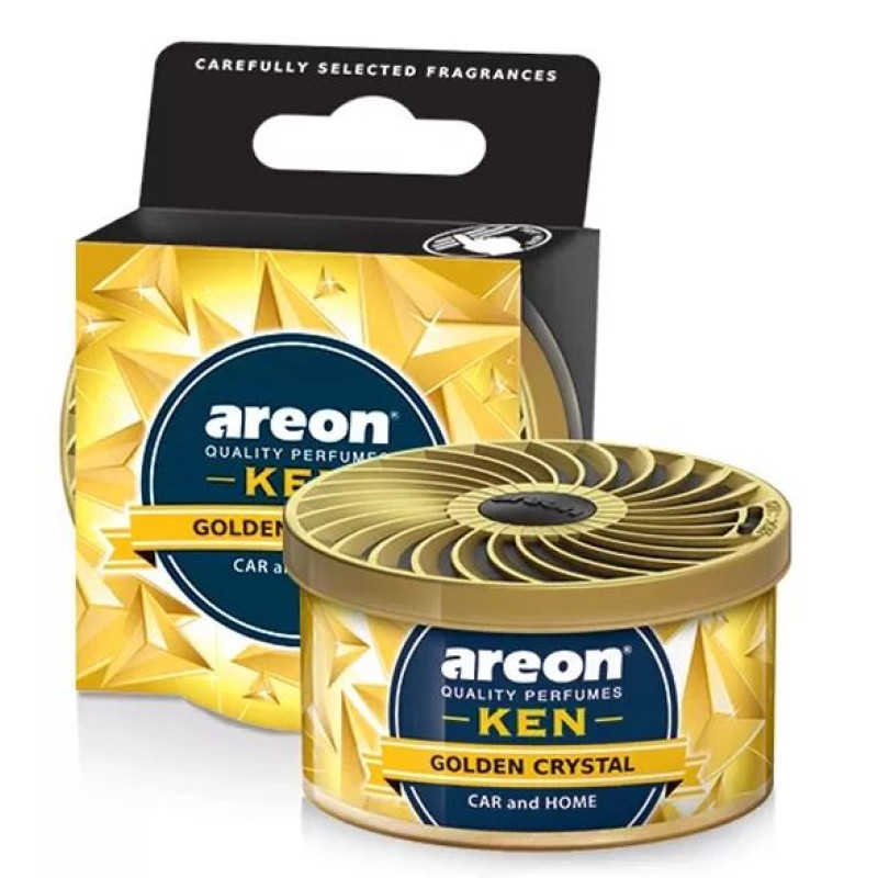 Освіжувач сухий консерва 35gr - "Areon" - Ken - Golden Crystal (Золотий Кристал) Освіжувач сухий консерва 35gr - "Areon" - Ken - Golden Crystal (Золотий Кристал)