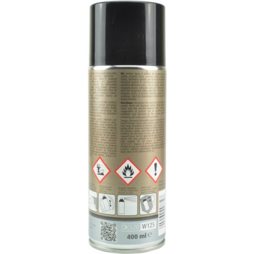 Очищувач електроконтактів спрей 400ml "K2" CONTACT SPRAY (W125)