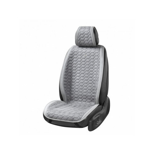 Накидки сидінь преміум класу велюр "Beltex" Monte Carlo Сірий (grey) Передні BX81250