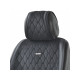 Накидки сидінь преміум класу велюр "Beltex" New York Чорний (black) Передні BX84150