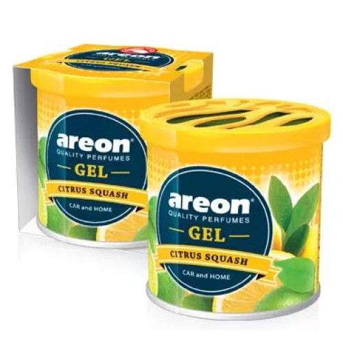Освіжувач гель консерва 80gr - "Areon" - GEL - Citrus Squash (Цитрусовий Сквош)