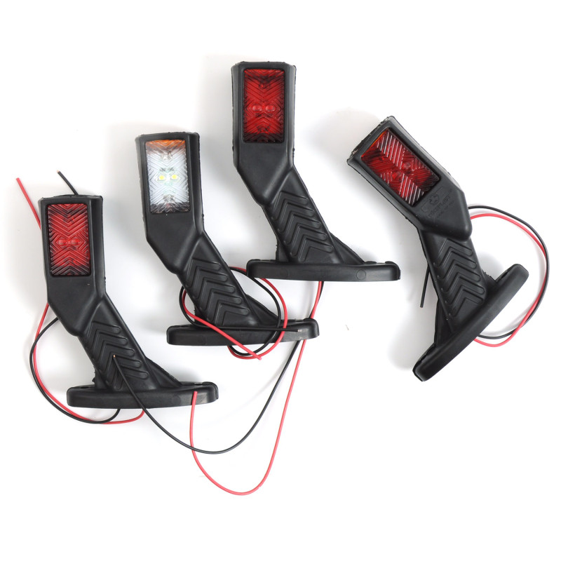 Габарит "ріжки" косий 13см 12/24v червоний+білий+жовтий 2+2+4LED YP-143 (2шт) Габарит "ріжки" косий 13см 12/24v червоний+білий+жовтий 2+2+4LED YP-143 (2шт)