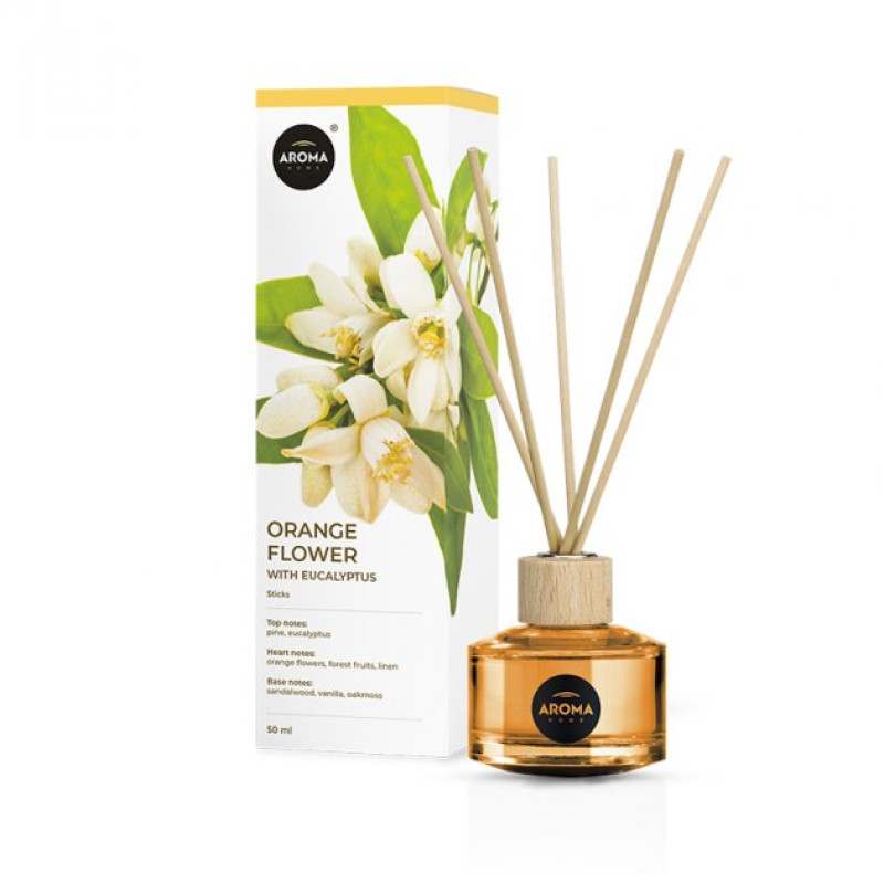 Ароматизатор  50ml - "Aroma Home" - Sticks - Orange Flower/Fresh Linen (Свіжість) 92766 (6шт/уп)