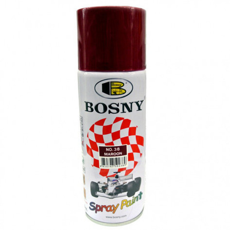 Фарба бордова 400ml "Bosny" №38 (12шт/уп) Фарба бордова 400ml "Bosny" №38 (12шт/уп)