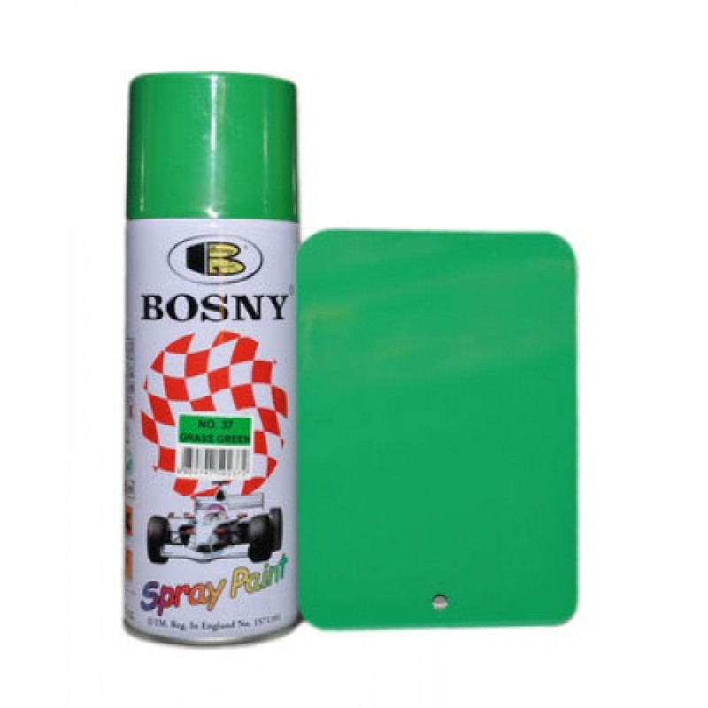 Краска зеленая - трава 400ml "Bosny" №37 (12шт/уп) Краска зеленая - трава 400ml "Bosny" №37 (12шт/уп)