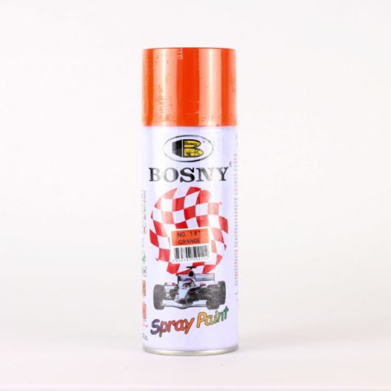 Фарба помаранчева 400ml "Bosny" №141 (12шт/уп) Фарба помаранчева 400ml "Bosny" №141 (12шт/уп)
