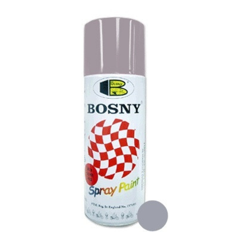 Фарба сіра - срібло 400ml "Bosny" №22 (12шт/уп)