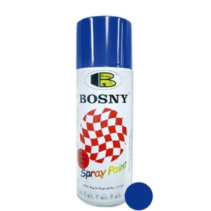 Фарба синя - королівська 400ml "Bosny" №9 (12шт/уп) Фарба синя - королівська 400ml "Bosny" №9 (12шт/уп)