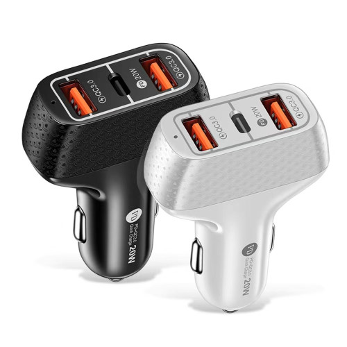 АЗП 12/24V 2USB-1Type-C YY-C15 PD 12W+QC3.0 38W