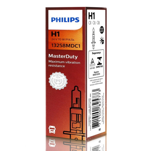 Лампа 24V H1 70W "Philips" (1шт) (13258MDC1)