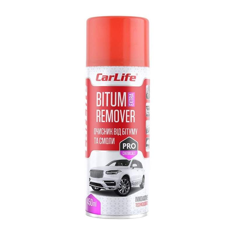 Очищувач бітуму спрей 450ml "Carlife" CF456 Очищувач бітуму спрей 450ml "Carlife" CF456