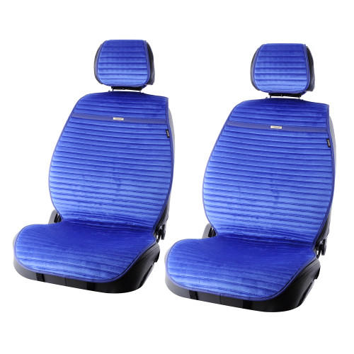 Накидки на сидіня PREMIUM Синій світлий (електрик) Передні NAPOLI (700212) Elegant