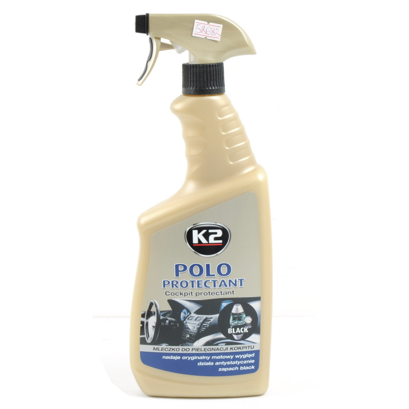 Поліроль торпеди молочко тригер 770ml "K2" K417 Polo Black (12шт/уп)
