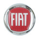 Емблема "Fiat" DOBLO, DUKATO, FIORINO, SCUDO пластик/скотч/червона/D120 Емблема "Fiat" DOBLO, DUKATO, FIORINO, SCUDO пластик/скотч/червона/D120
