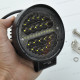 Фара-LED Круг 60W 110 * 45mm (3W * 20) 10-30V Дальнє / SPOT Cree + ДХО + Ожитель Чорний (1-60W) (1ш