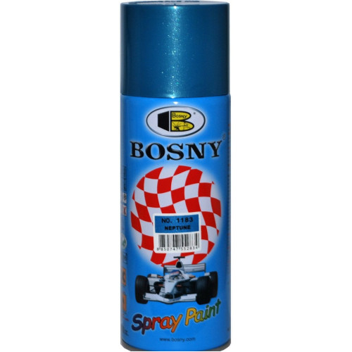 Фарба металік блакитний 400ml "Bosny" №1183 (12шт/уп)