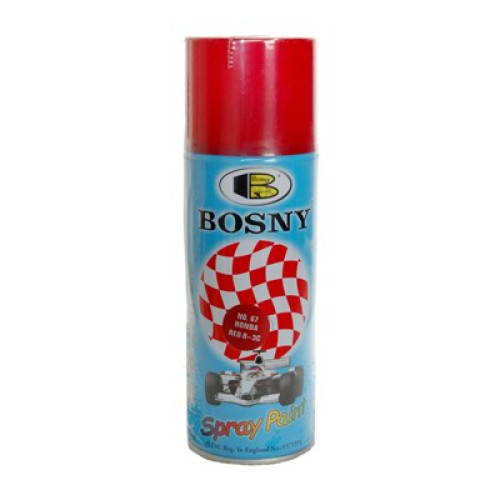 Фарба лак для тонування 400ml "Bosny" червоний - яскравий №67 (12шт/уп)