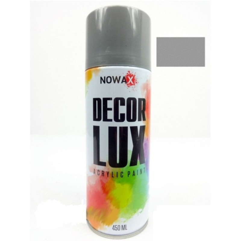 Фарба сіра - срібло 450ml "Nowax" NX48016 (12шт/уп)