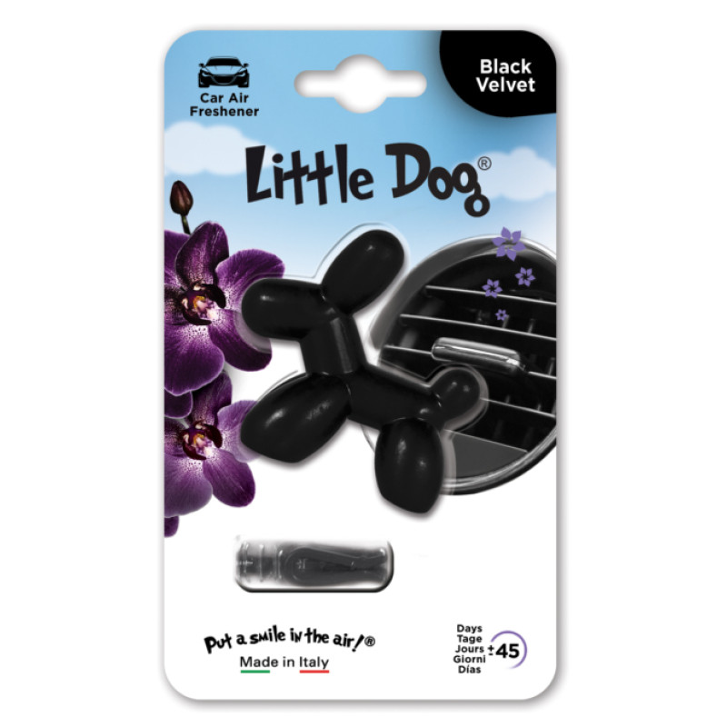 Освіжувач на обдув "Little Dog" Чорний вельвет (BLACK VELVET Black) ED0606 Освіжувач на обдув "Little Dog" Чорний вельвет (BLACK VELVET Black) ED0606