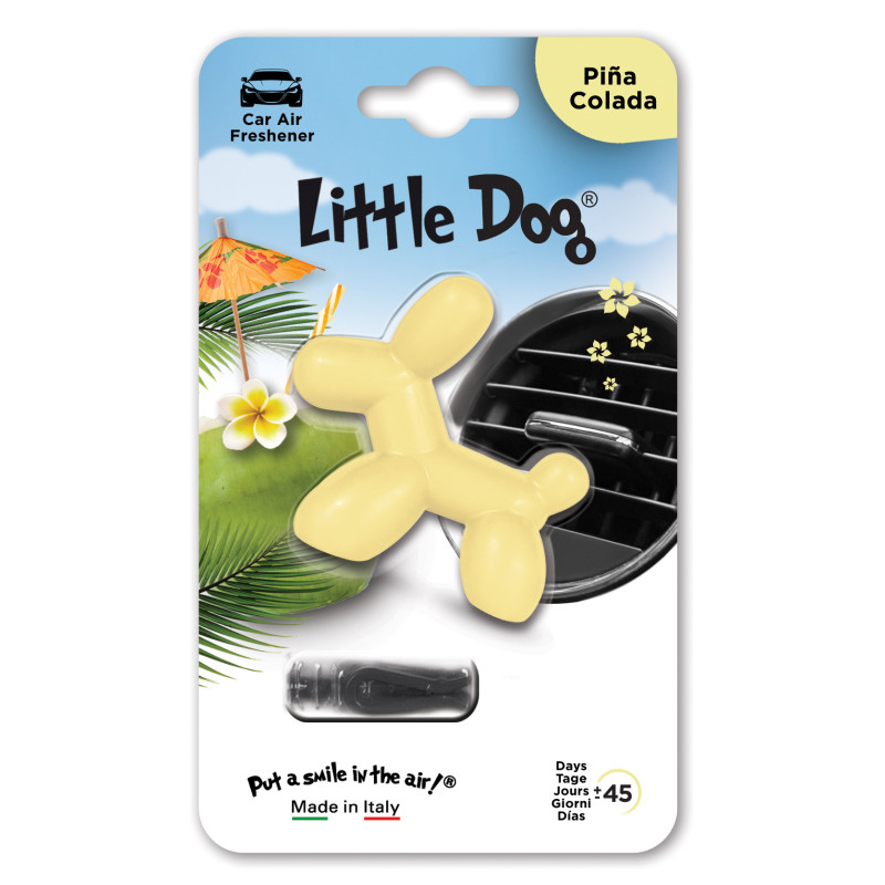 Освіжувач на обдув "Little Dog" Піна Колада (PINA COLADA Light Yellow) ED1414 Освіжувач на обдув "Little Dog" Піна Колада (PINA COLADA Light Yellow) ED1414