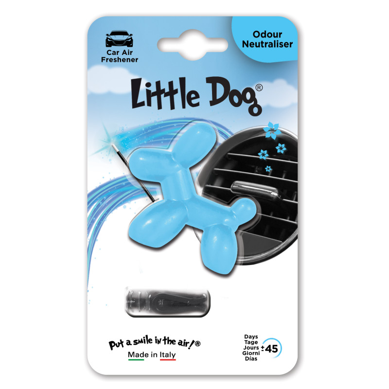 Освіжувач на обдув "Little Dog" Нейтралізатор запахів (Odour Neutraliser Light Blue) ED1515