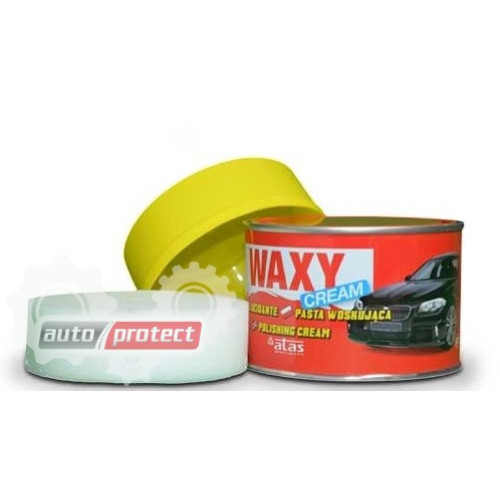 Поліроль кузова віск 250g "Atas" Waxy (з губкою)