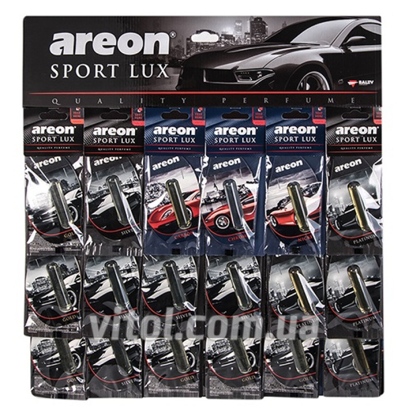 Освіжувач рідкий 5ml - "Areon" - Sport LUX - Планшет MIX Освіжувач рідкий 5ml - "Areon" - Sport LUX - Планшет MIX