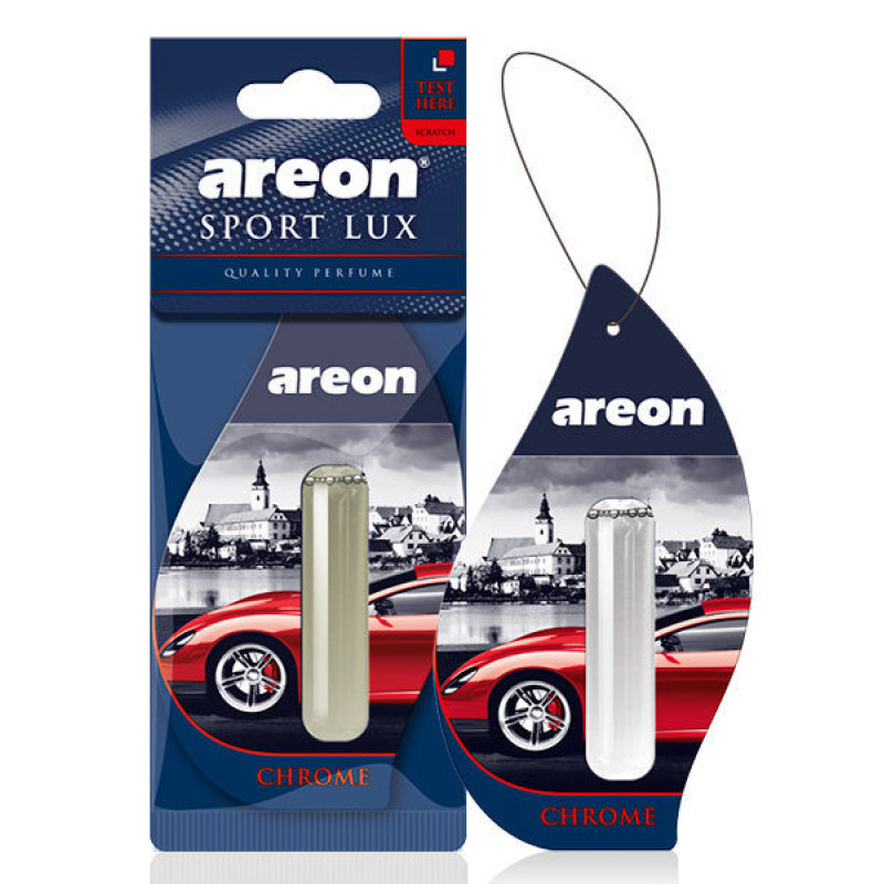 Освіжувач рідкий 5ml - "Areon" - Sport LUX - Chrome (Хром) Освіжувач рідкий 5ml - "Areon" - Sport LUX - Chrome (Хром)