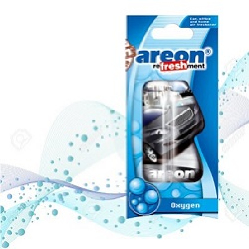 Освіжувач рідкий 8,5ml - "Areon" - Fresh (машинки) - Oxygen (Кисень)