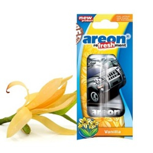 Освіжувач рідкий 8,5ml - "Areon" - Fresh (машинки) - Vanilla (Ваніль)