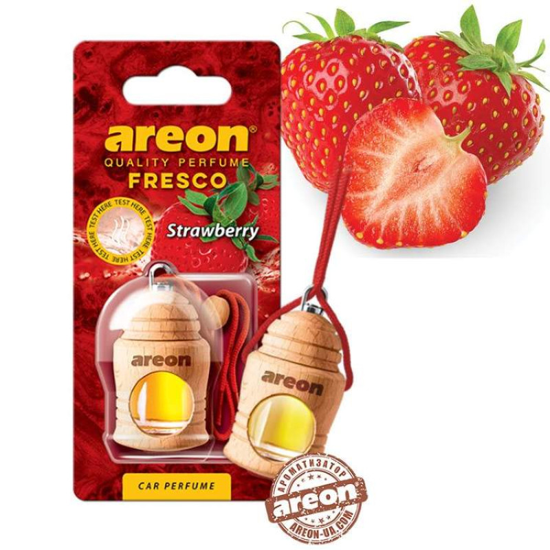 Освіжувач рідкий бочка 4ml - "Areon" - Fresco - Strawberry (Полуниця)