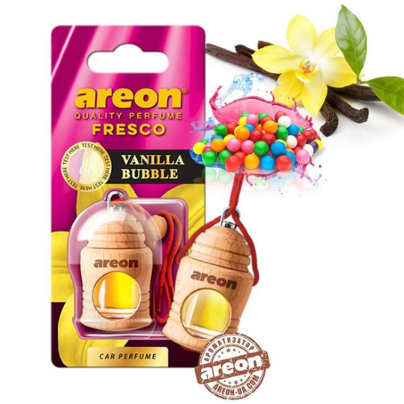 Освіжувач рідкий бочка 4ml - "Areon" - Fresco - Vanilla-Bubble (Ваніль-Жуйка) Освіжувач рідкий бочка 4ml - "Areon" - Fresco - Vanilla-Bubble (Ваніль-Жуйка)